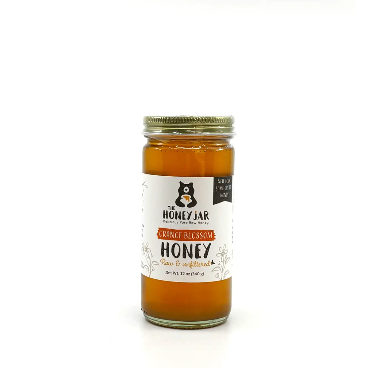 Orange Blossom Honey - Raw and Unfiltered - 12 oz · Set of 12
