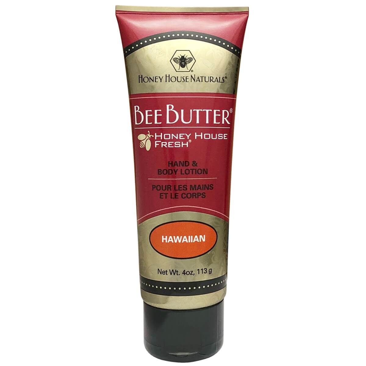 Bee Butter Cream Tube 4oz – Natural Skincare | Honey House Naturals · Hawaiian