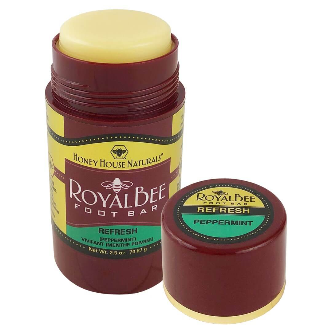 Royal Bee Foot Bar – Natural Skincare | Honey House Naturals · Refresh (Peppermint)