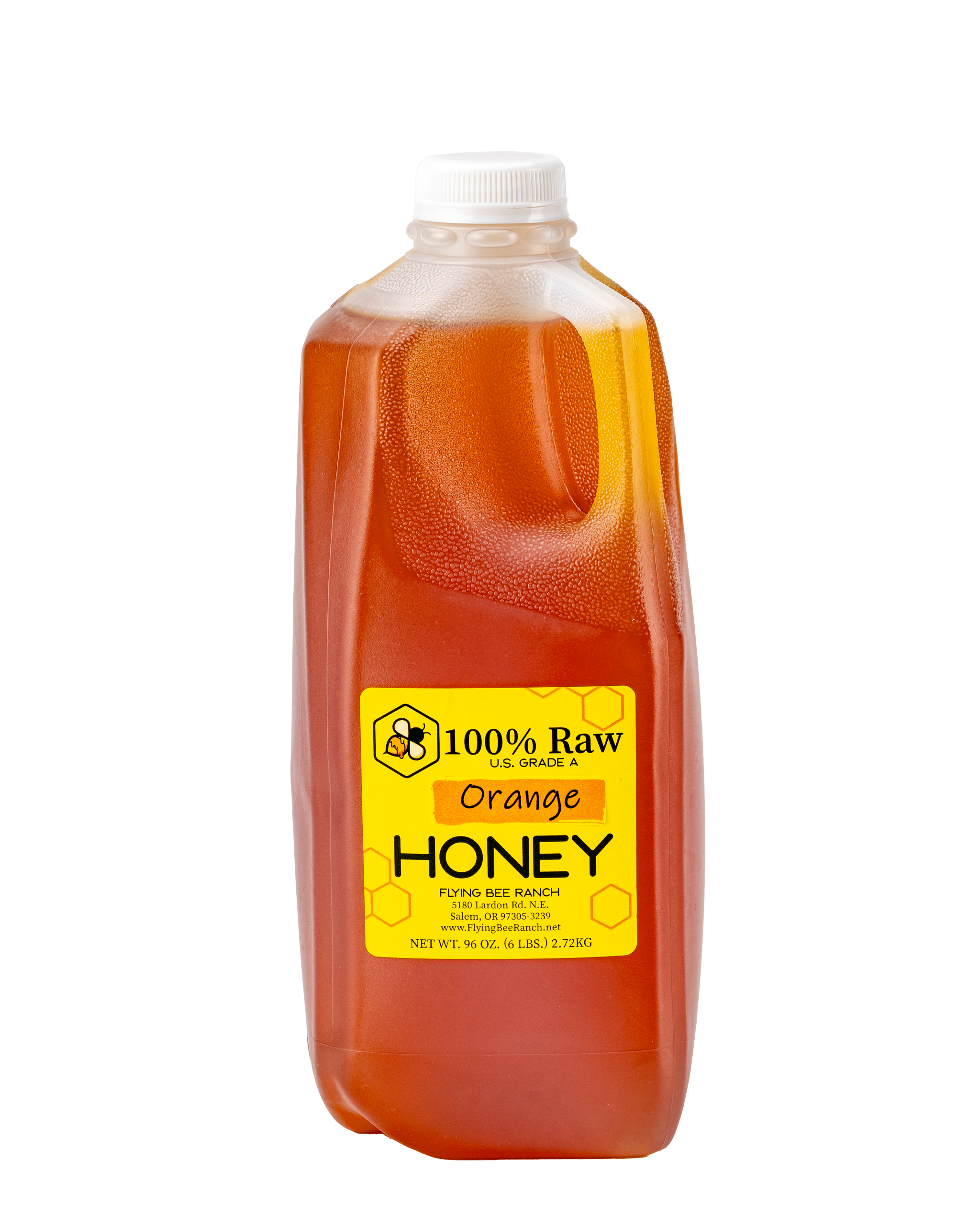 Orange Honey · Sizes: 6 lbs. Jug