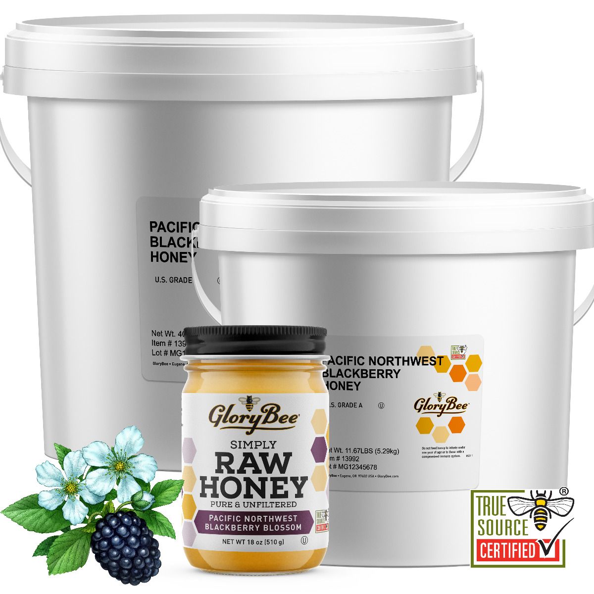 Raw Pacific Northwest Blackberry Honey · 6 / 48 Ounce