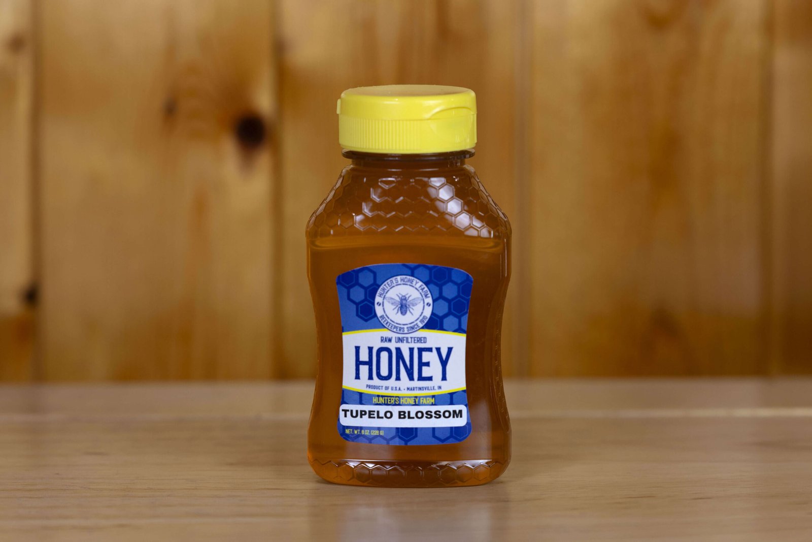 Raw Tupelo Blossom Honey · Unit of Measure: Case of 12, Bottle Size: 8 oz