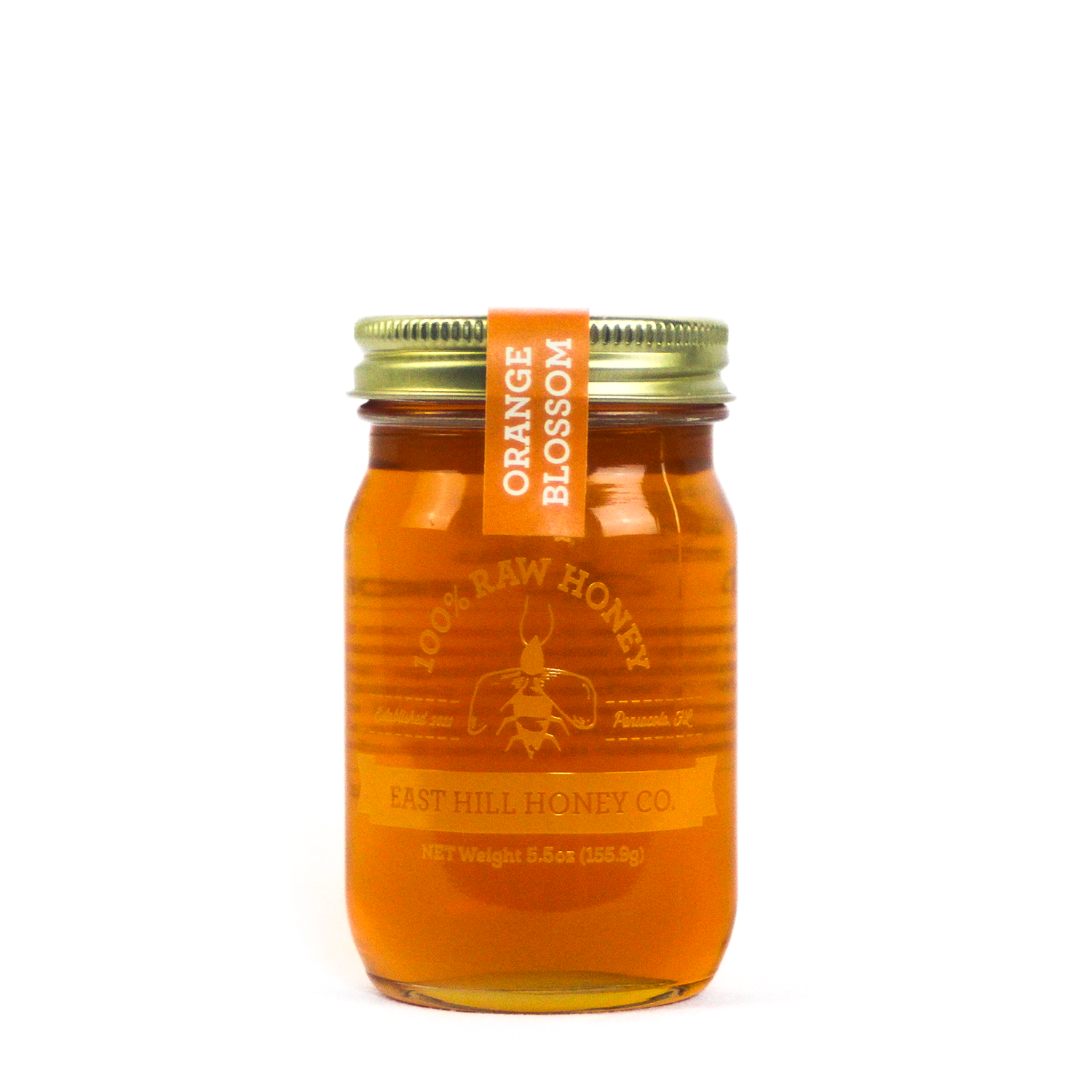 Orange Blossom Honey · 5.5oz Jar