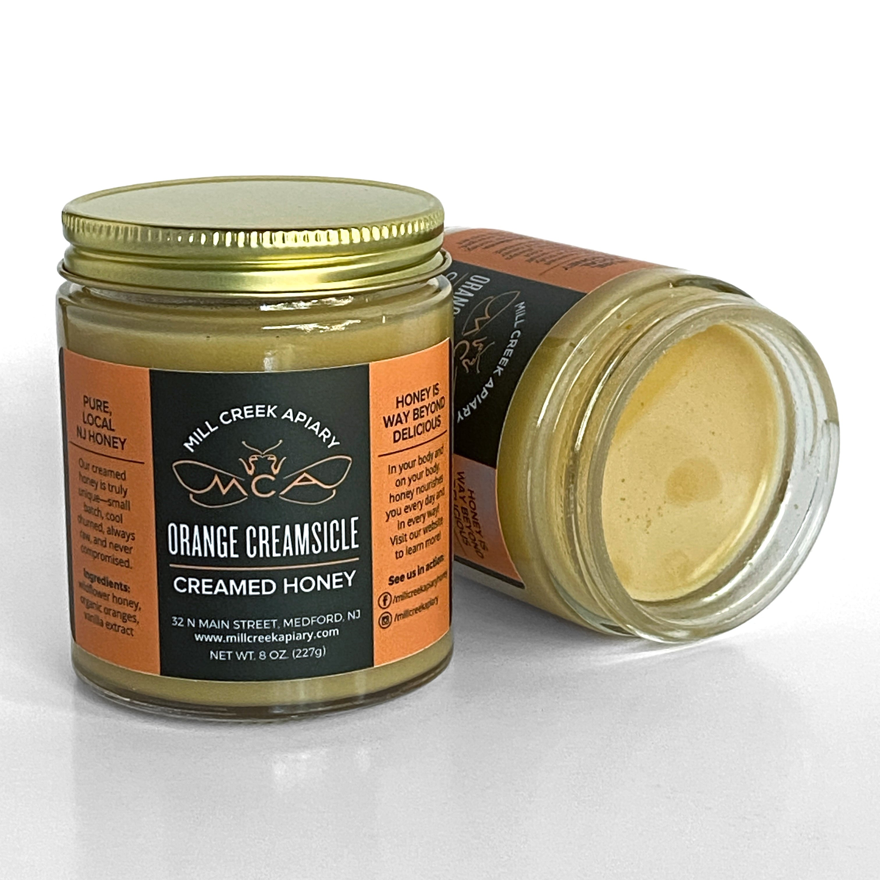 Orange Creamsicle Creamed Honey
