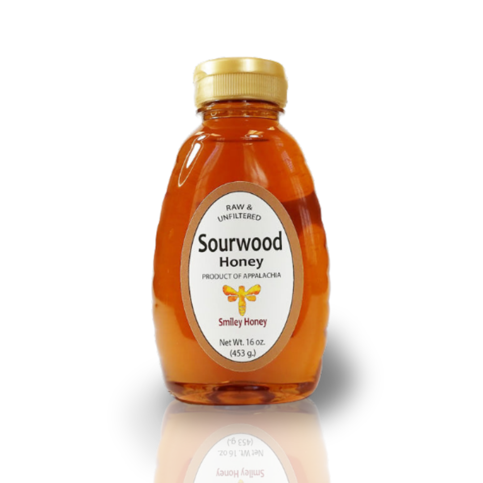 Sourwood Honey · 1 pound plastic bottle