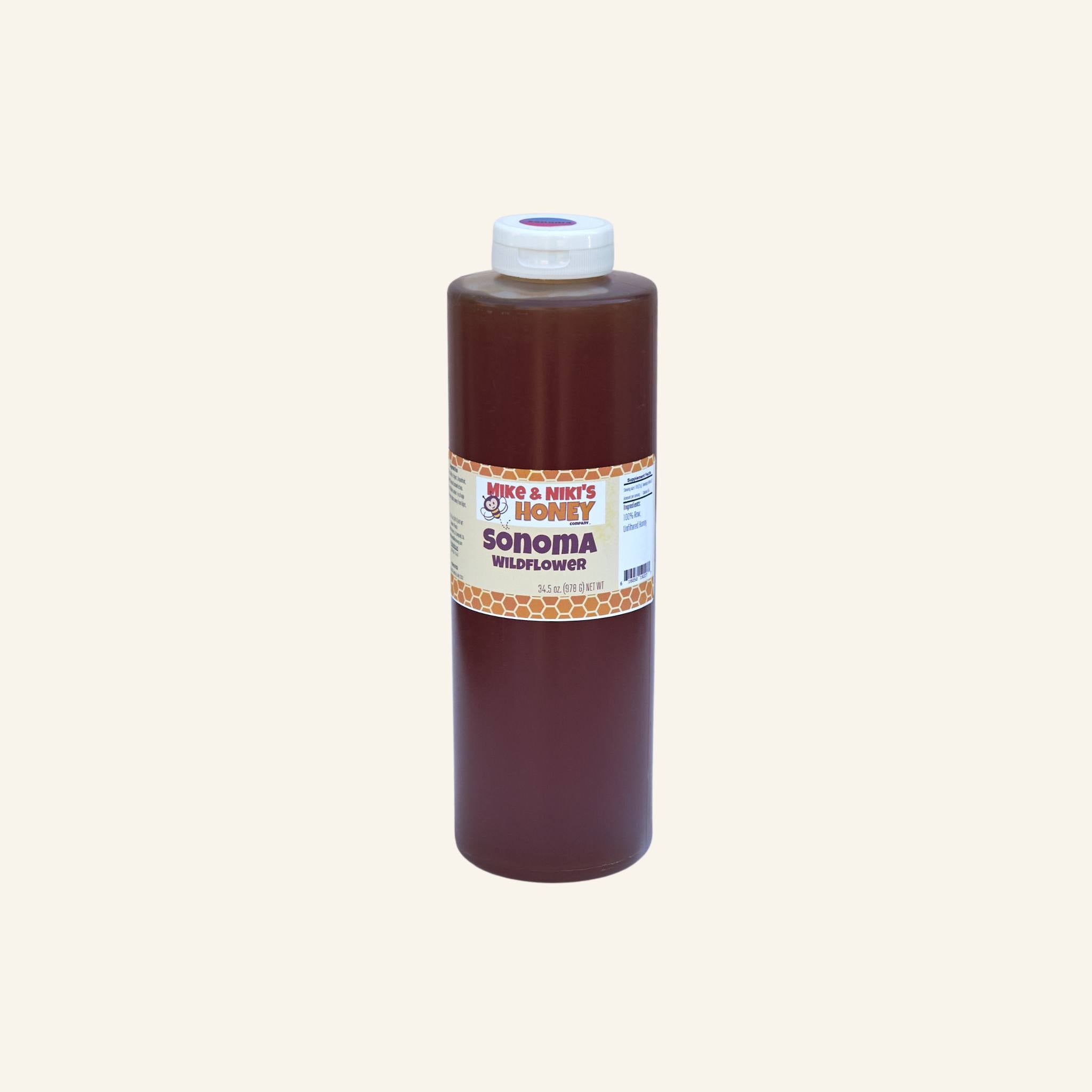 Sonoma Wildflower Honey Barista Squeeze-able Plastic