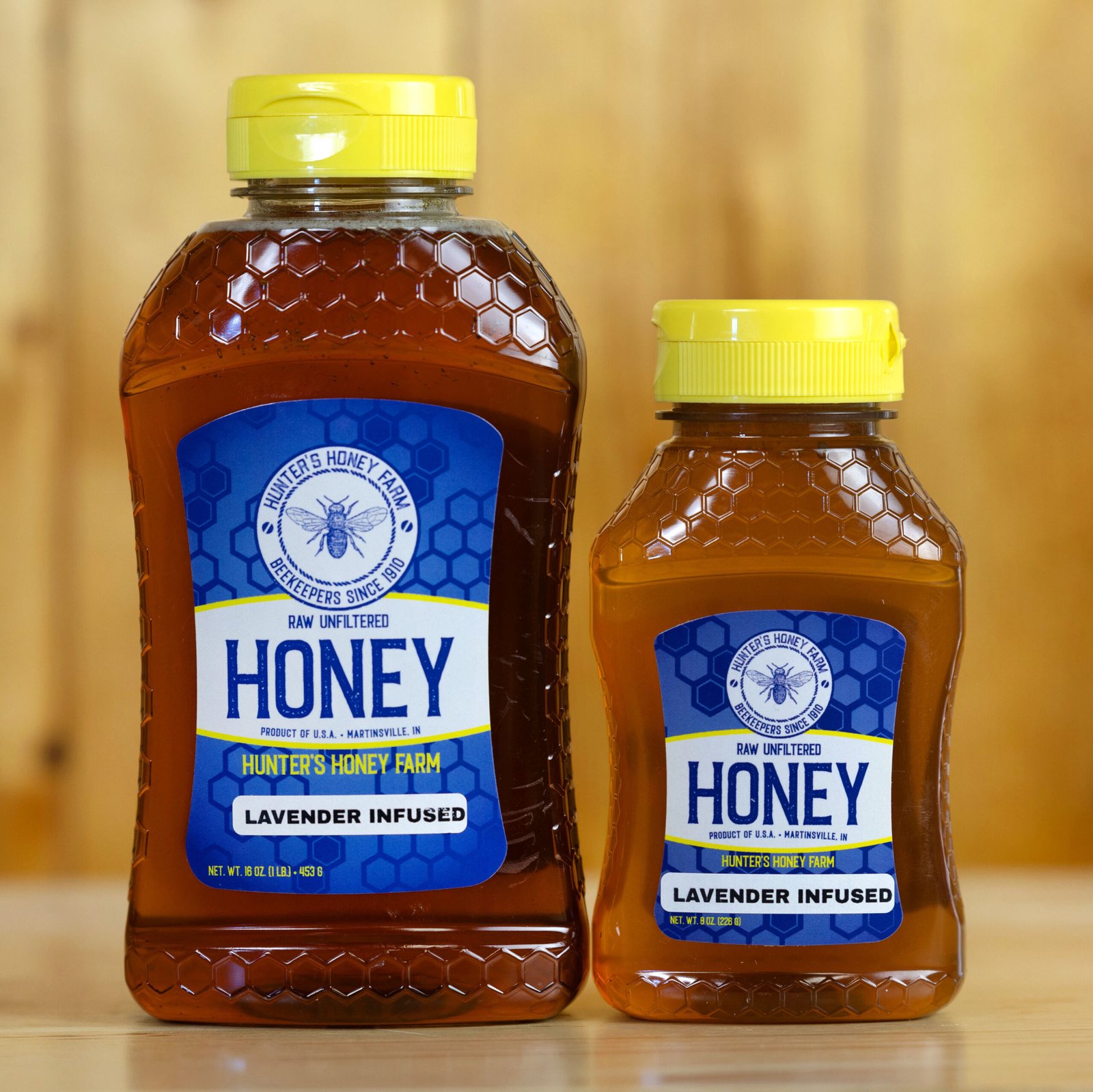 Lavender Infused Raw Honey · Unit of Measure: Case of 12, Bottle Size: 8 oz