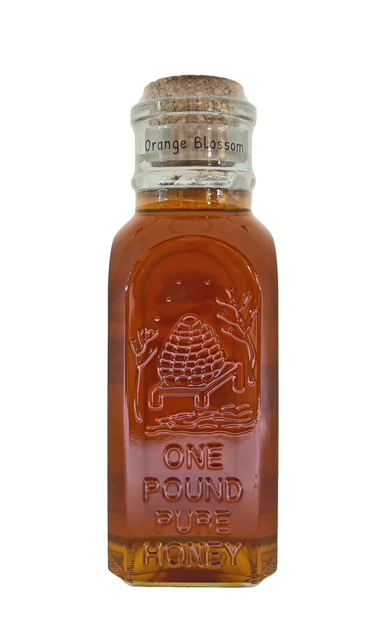 1 lb Glass Muth Jar - Orange Blossom Honey