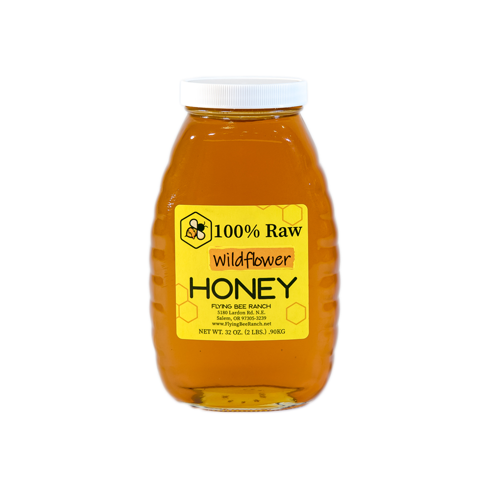 Wildflower Honey · Sizes: 2 lbs. Bottle