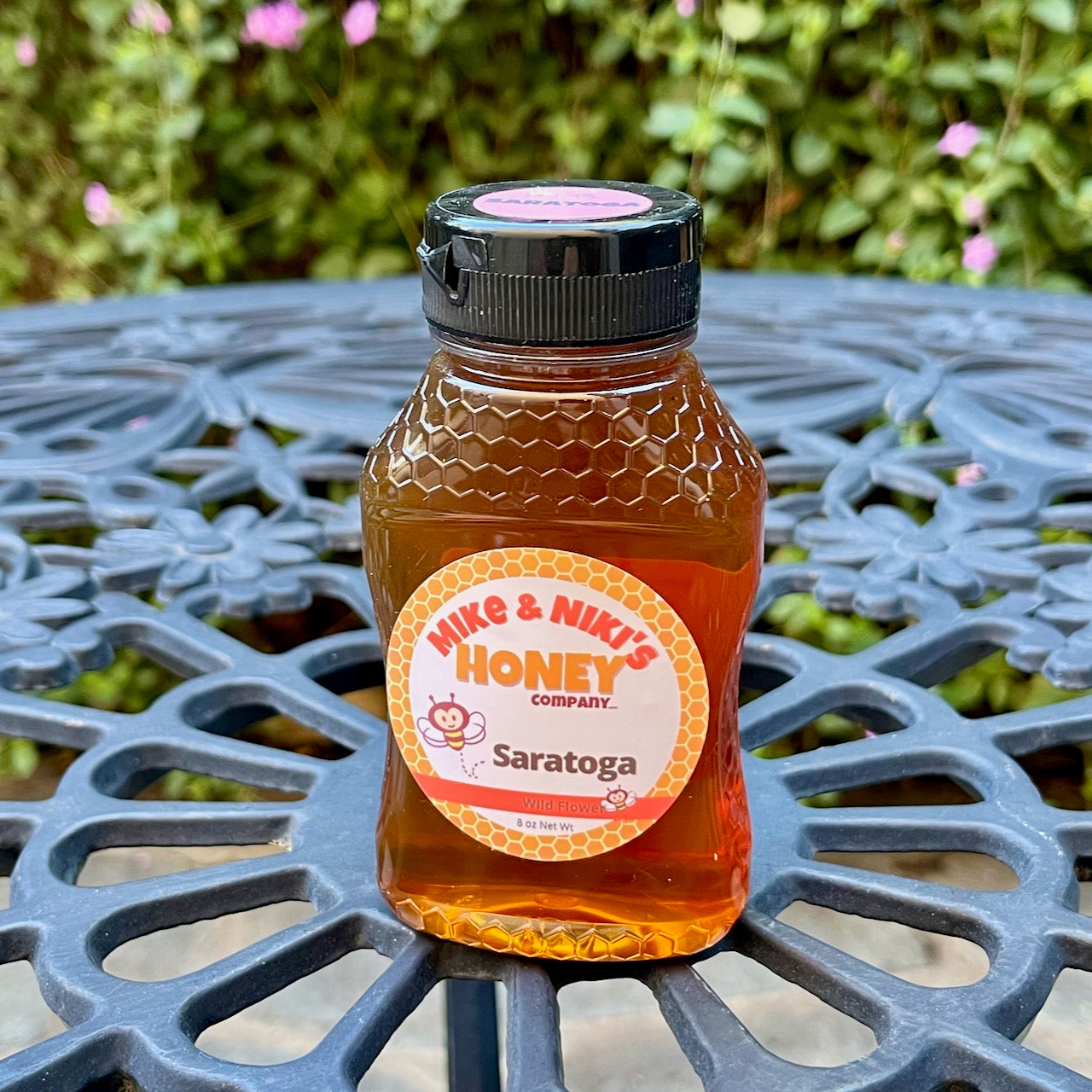 Saratoga Wildflower Honey Medium Squeeze-able Plastic · Saratoga MPlastic