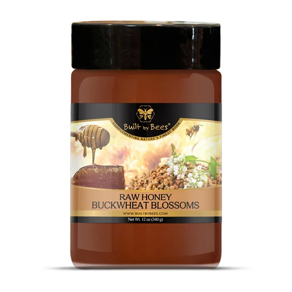 Raw Buckwheat Blossom Honey · Weight: 12 oz