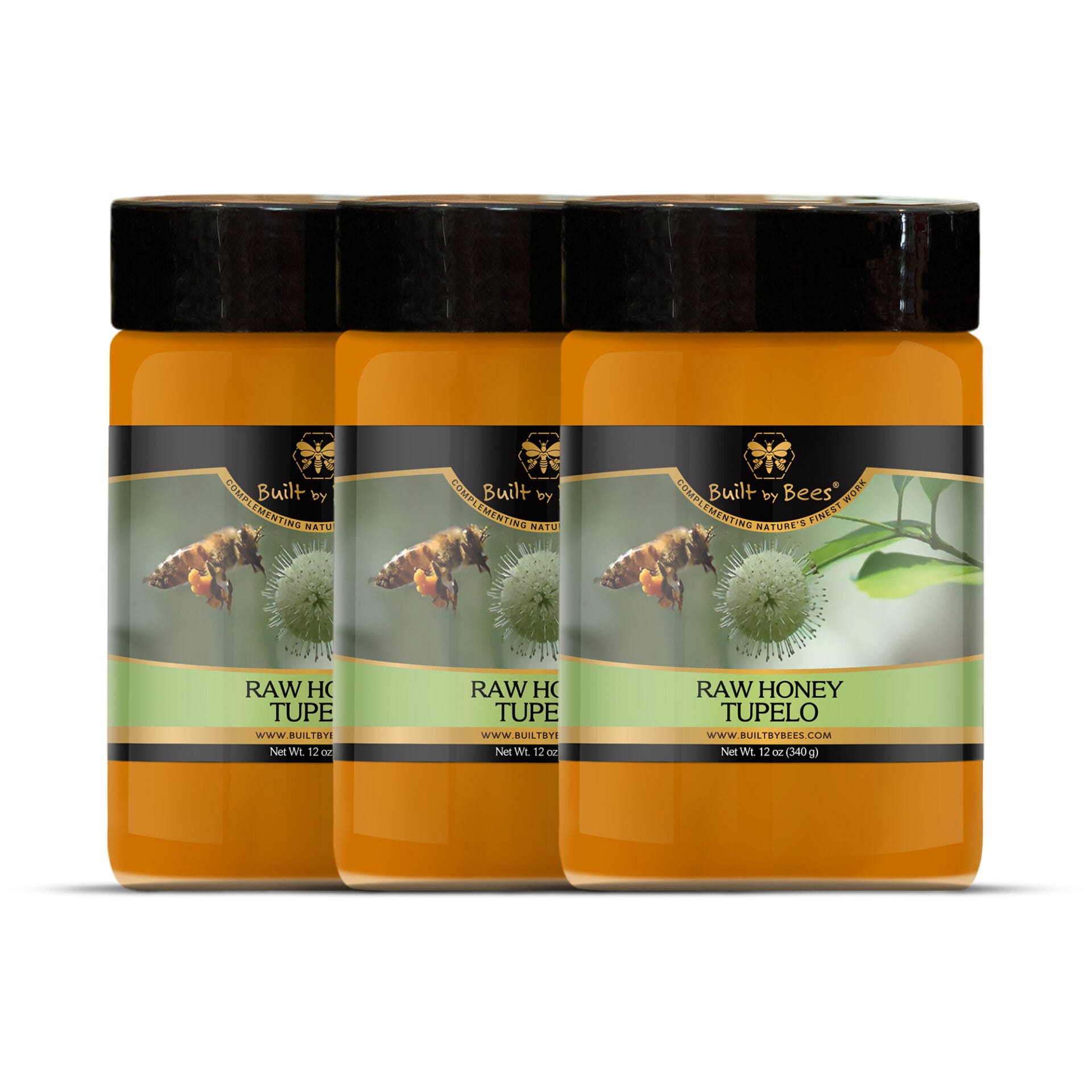 Raw Tupelo Honey · Weight: 12 oz. Three Pack