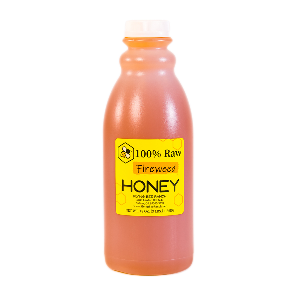 Fireweed Honey · Sizes: 3 lbs. Bottle