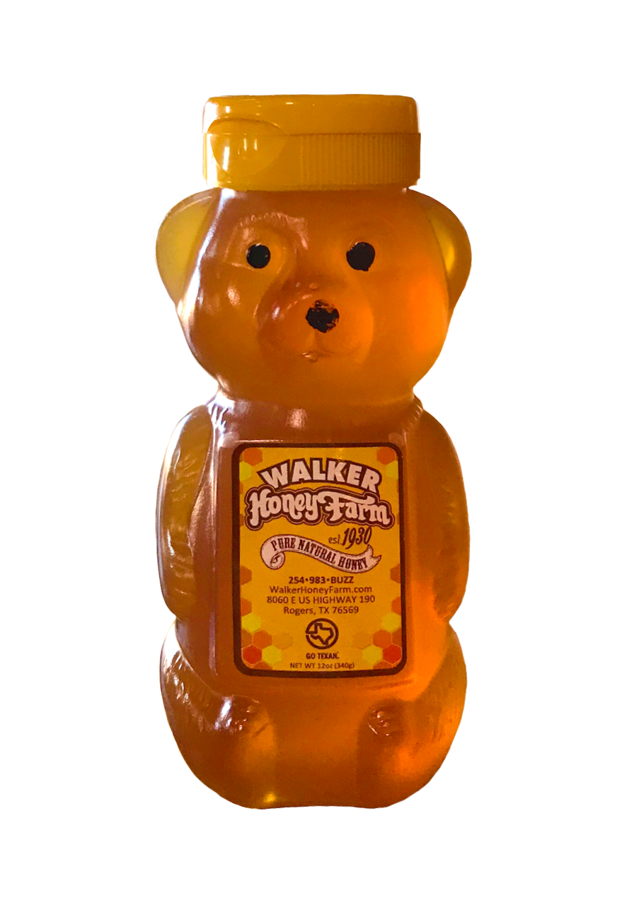American Wildflower Honey - Squeeze Bear (12 oz)