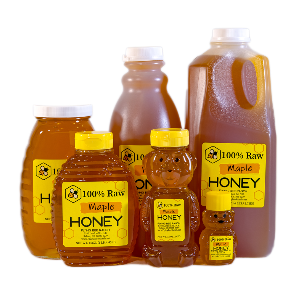 Maple Honey · Sizes: 1.5 lbs. Bottle