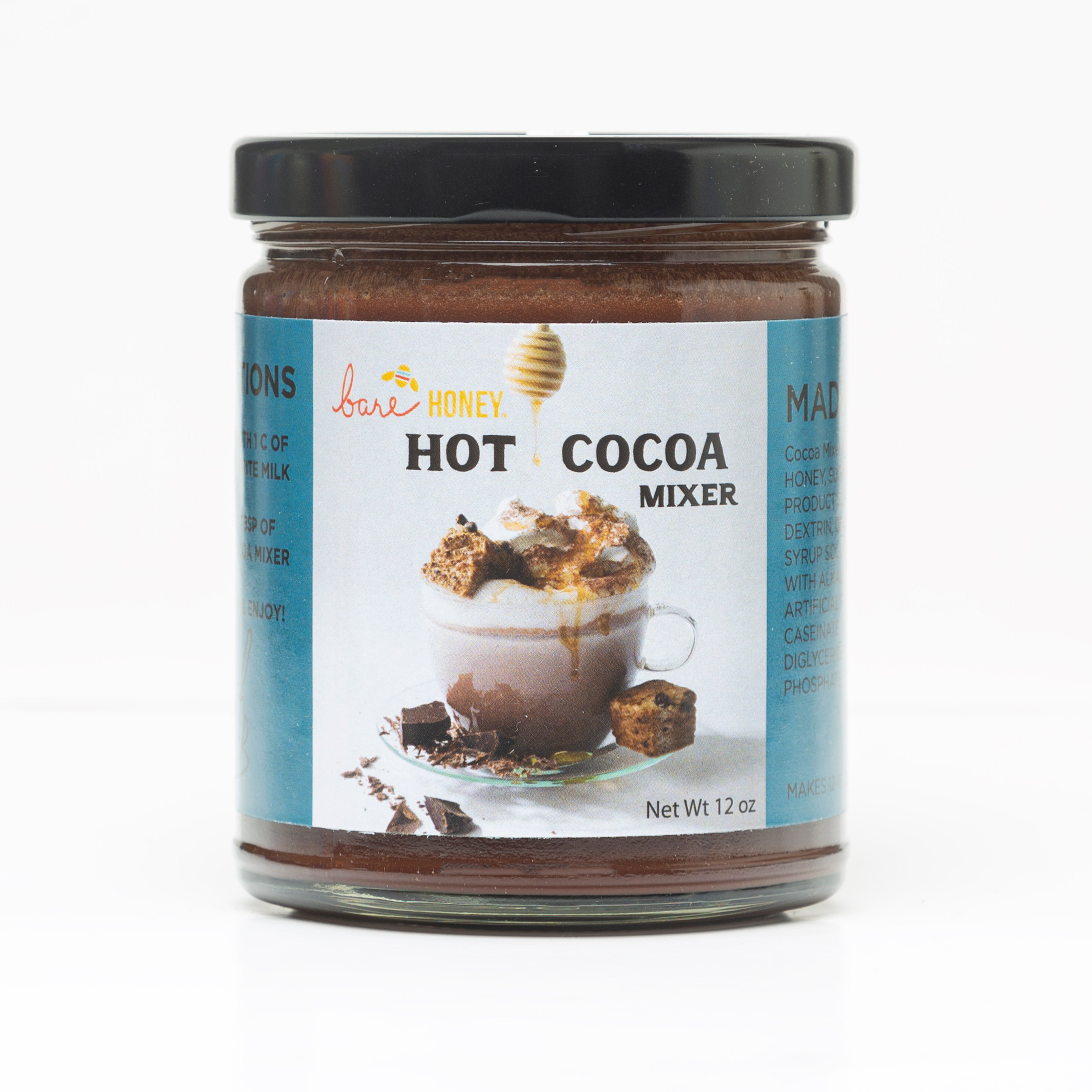Honey Hot Cocoa Mixer 12 oz Jar