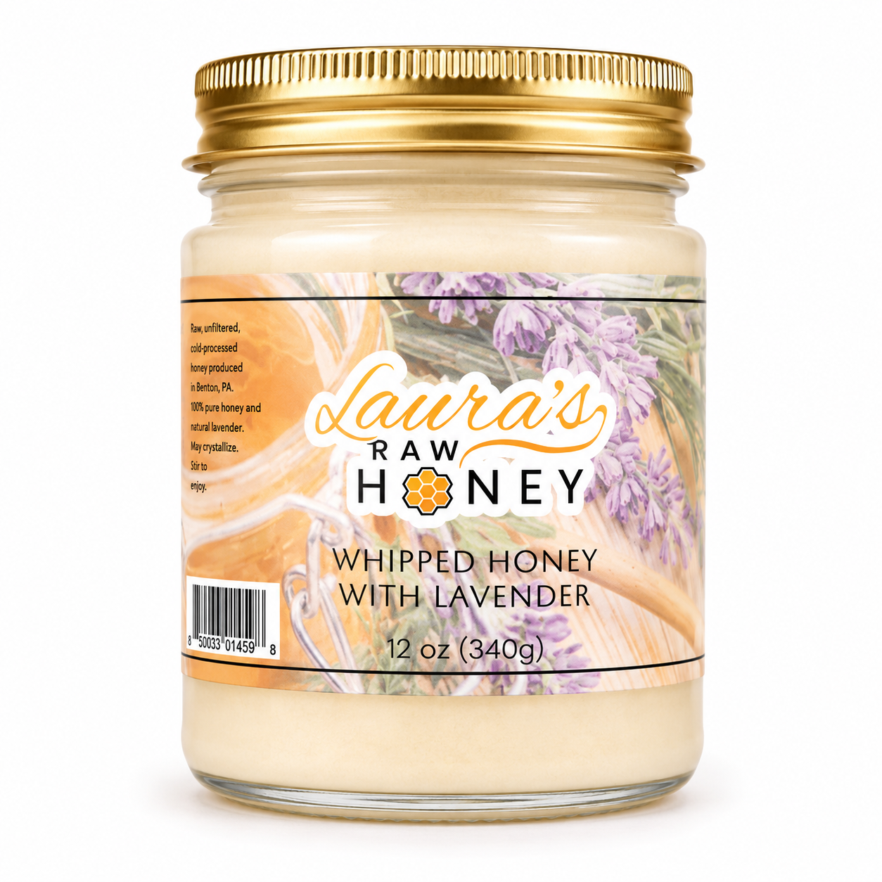 Whipped Honey with Lavender · 6 lb.