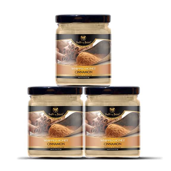 Organic Cinnamon Whipped Honey · Weight: 3 Pack of 8 oz.