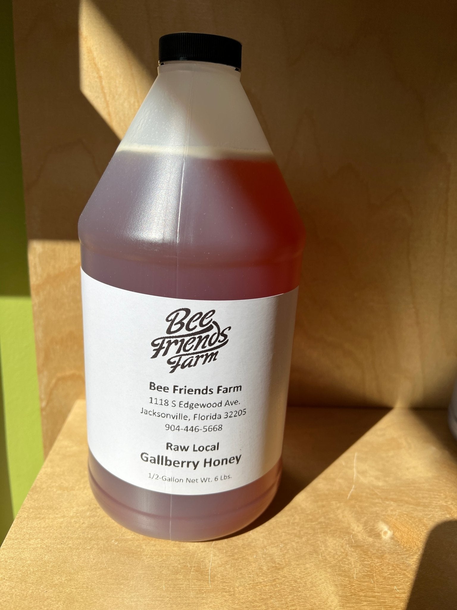 Half Gallon Honey · Gallberry