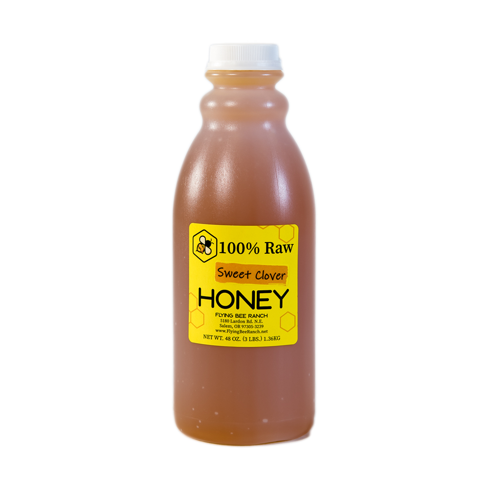 Sweet Clover Honey · Sizes: 3 lbs. Bottle