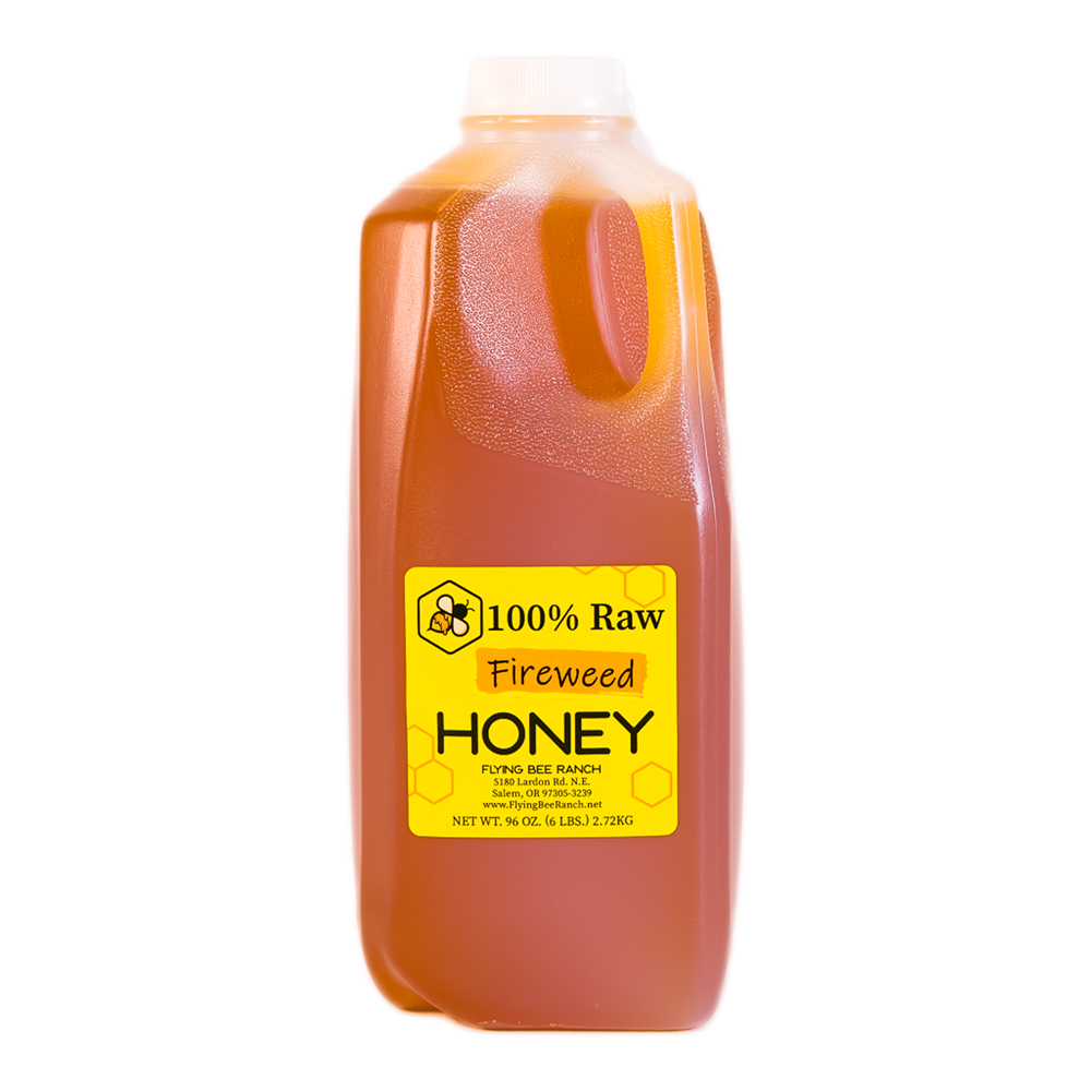 Fireweed Honey · Sizes: 6 lbs. Jug