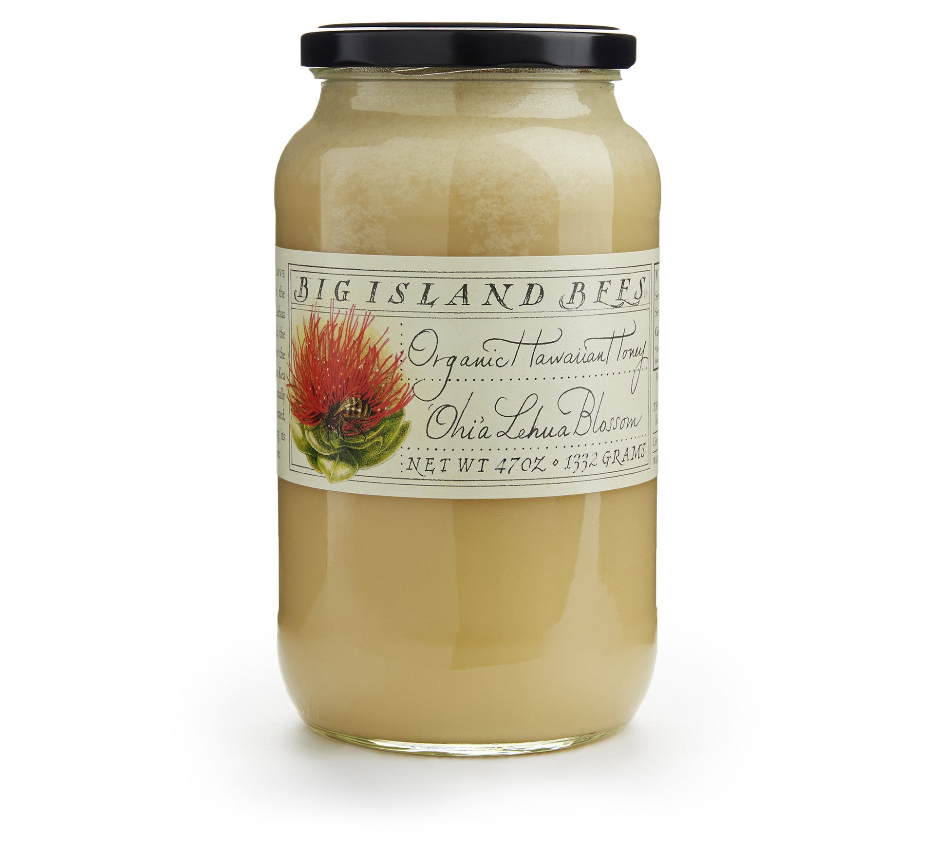 Organic Ohia Lehua Honey · 47 oz Glass Jar