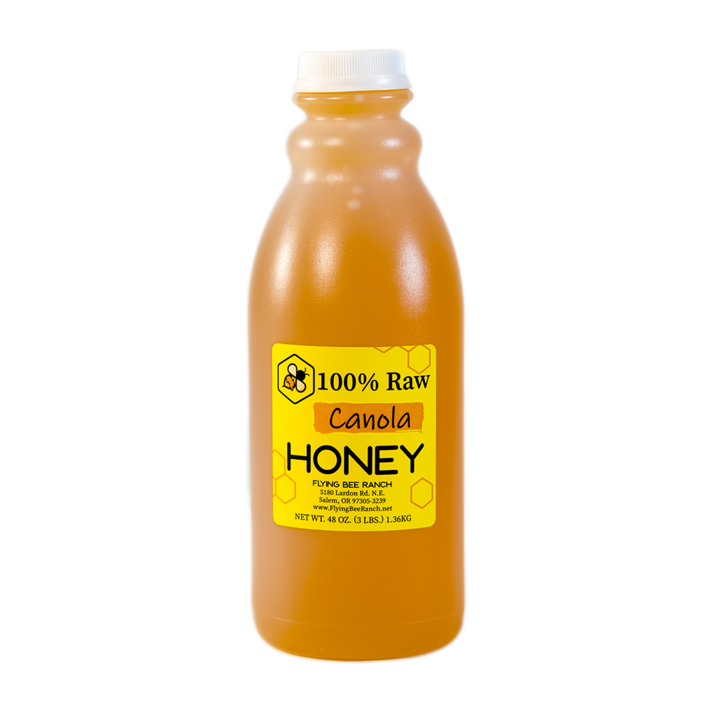 Canola Honey · Sizes: 3 lbs. Bottle