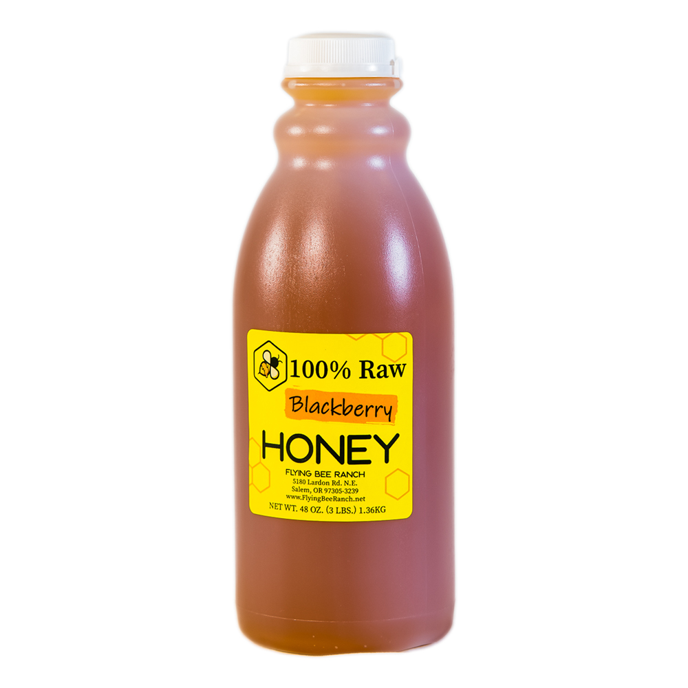 Blackberry Honey · Sizes: 3 lbs. Bottle