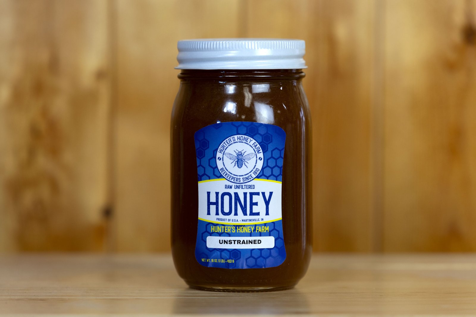 Raw Unstrained Honey 22-oz (Pint) Jar · Unit of Measure: Case of 12