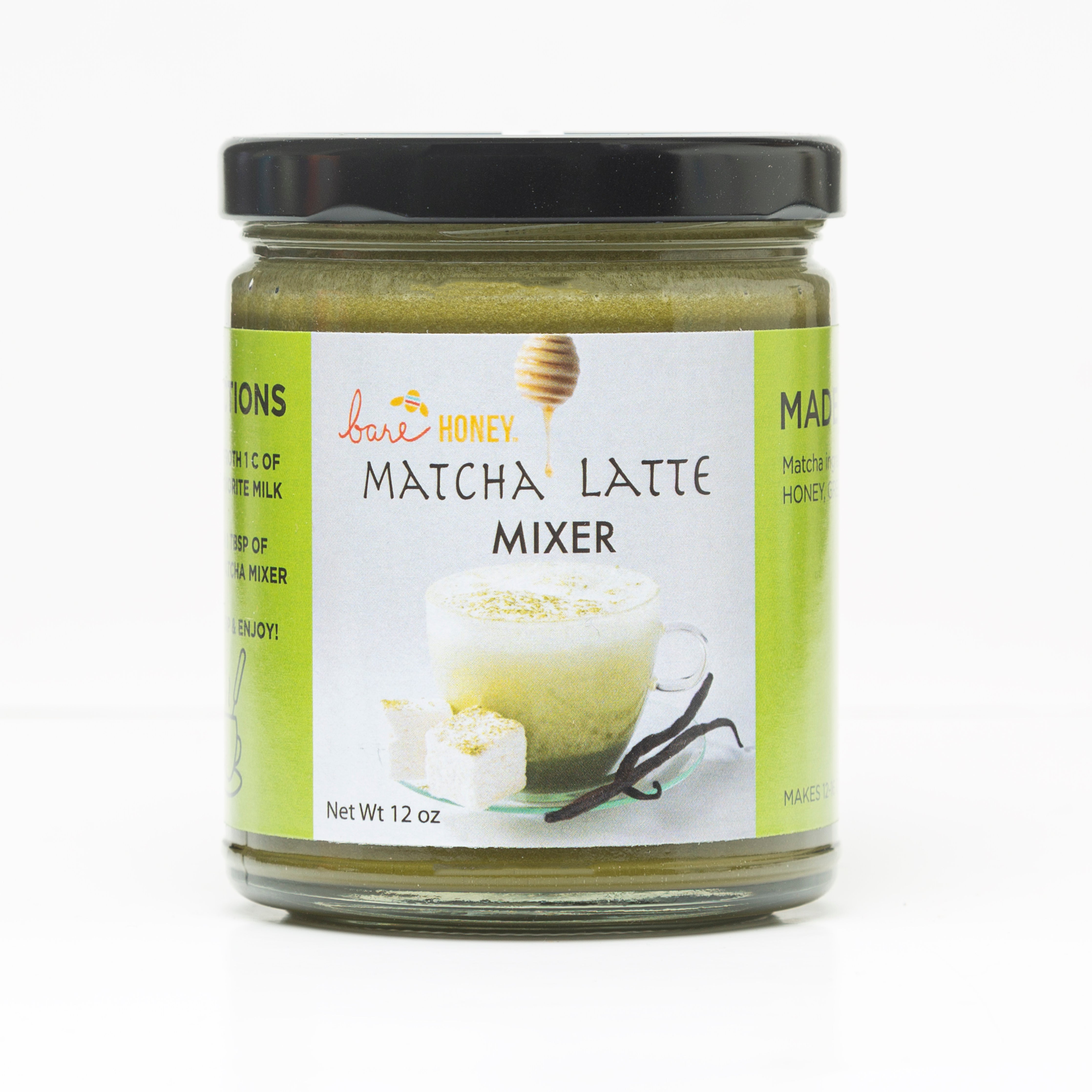 Honey Matcha Latte Mixer 12 oz Jar
