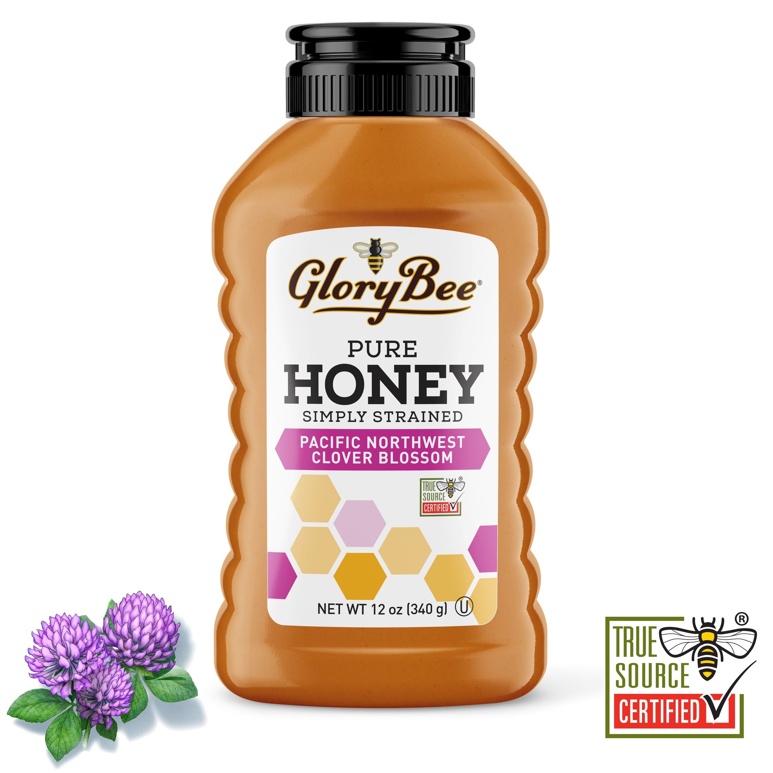 Simply Strained Pacific Northwest Clover Honey · 6 / 12 Ounce