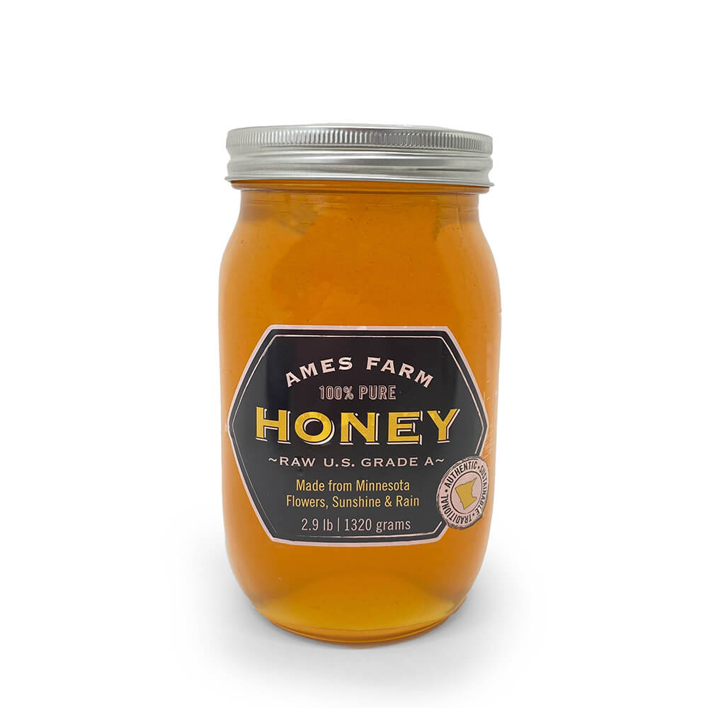 Raw Wildflower Honey - Quart · Glass Jar